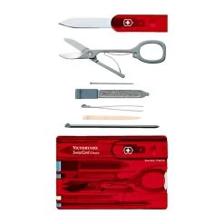 Victorinox SWISS CARD CLASSIC Multifunktionswerkzeug RUBIN
