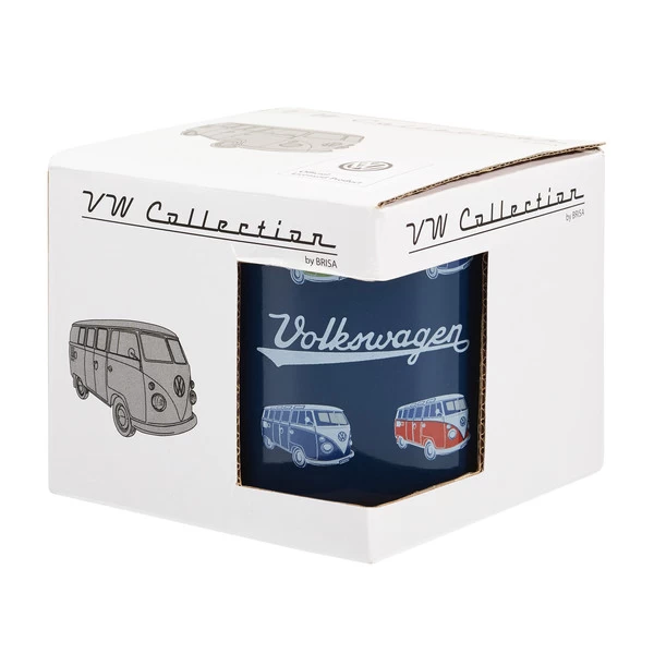 BRISA EMAILLE TASSE BULLI Becher BULLI PARADE/BLAU 4 BRISA EMAILLE TASSE BULLI Becher BULLI PARADE/BLAU – Bild 2