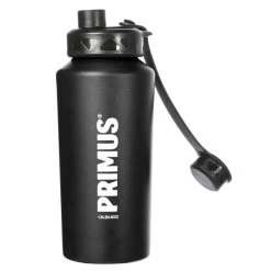 Primus TRAILBOTTLE 1.0L S.S. BLACK Trinkflasche NOCOLOR -Outdoor-Geschäft 306711004 c trailbottle stainless steel primus 1