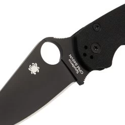 Spyderco PARA-MILITARY 2 BLACK G10 PLAIN Klappmesser NOCOLOR -Outdoor-Geschäft 5637880362 d paramilitary 2 black g10 plain spyderco 24