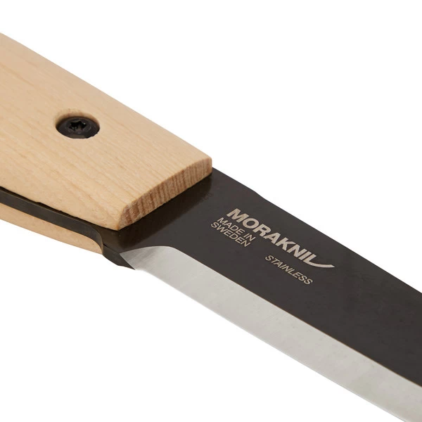 Morakniv WIT BLACKBLADE ASH WOOD Feststehendes Messer BLACK / NATURAL 5 Morakniv WIT BLACKBLADE ASH WOOD Feststehendes Messer BLACK / NATURAL – Bild 3