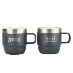 Bestseller 5 Yeti Coolers ESPRESSO 6OZ MUG 2 PK Thermobecher CHARCOAL