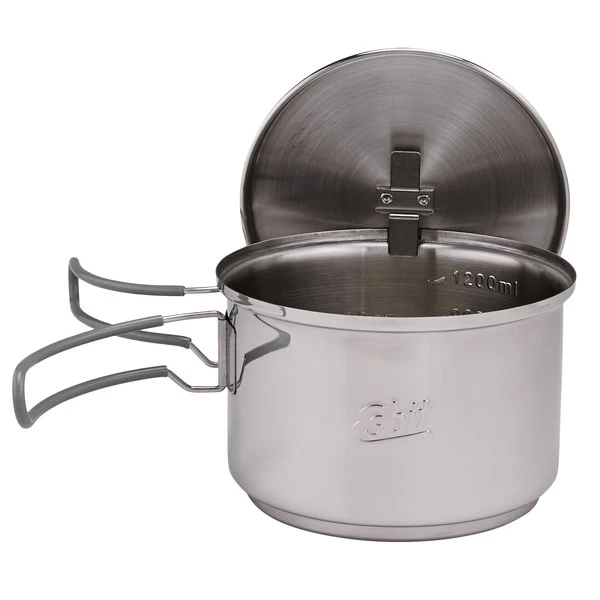 Esbit SPIRITUS-KOCHSET, 1500ML, TOPF AUS EDELSTAHL Spirituskocher EDELSTAHL/GRAU 5 Esbit SPIRITUS-KOCHSET, 1500ML, TOPF AUS EDELSTAHL Spirituskocher EDELSTAHL/GRAU – Bild 3