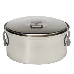 Outdoor-Geschäft 15 Esbit EDELSTAHL-TOPF, 1.100ML Kochtopf EDELSTAHL