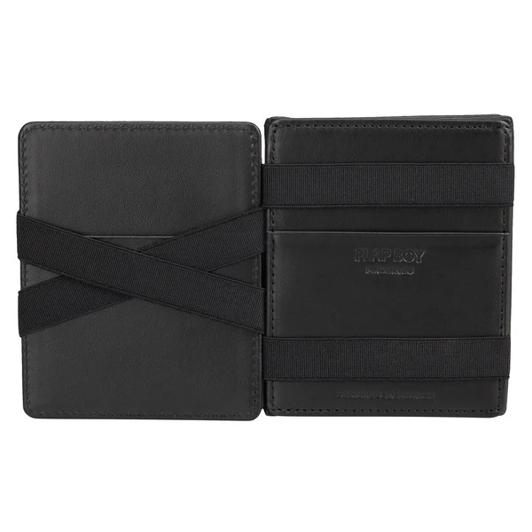 Jaimie Jacobs FLAP BOY MAGIC WALLET WITH COIN POCKET Portmonee SCHWARZ – Bild 3