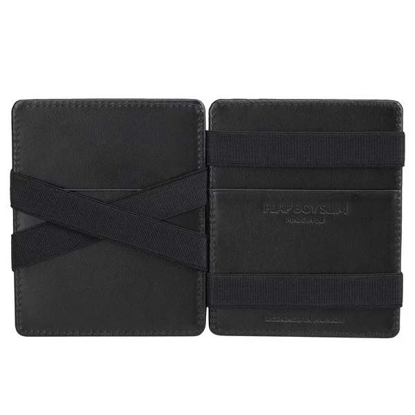 Jaimie Jacobs FLAP BOY SLIM MAGIC WALLET WITHOUT COIN POCKET Portmonee SCHWARZ 5 Jaimie Jacobs FLAP BOY SLIM MAGIC WALLET WITHOUT COIN POCKET Portmonee SCHWARZ – Bild 3